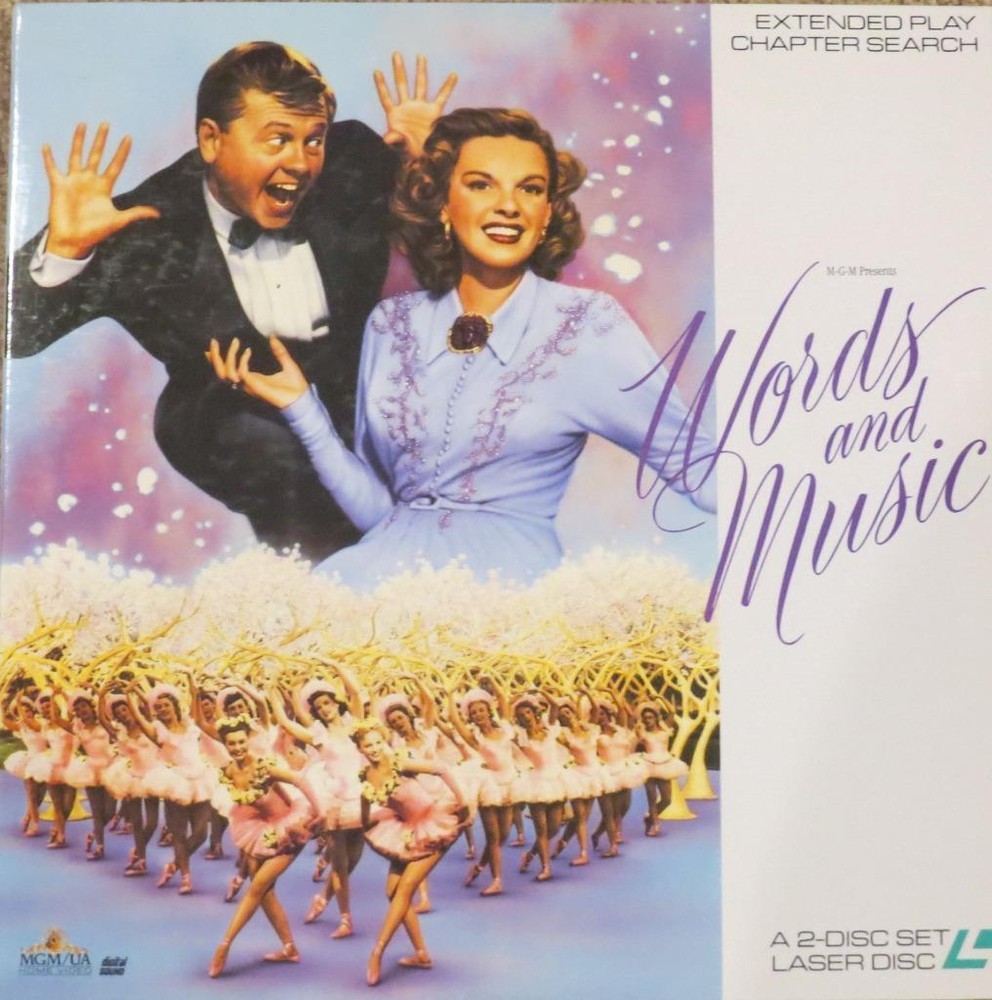 WORDS AND MUSIC  LASERDISC