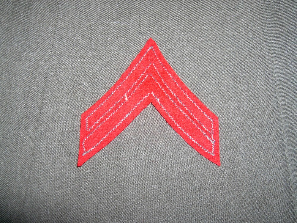 USMC Corporal single cut edge wool on wool