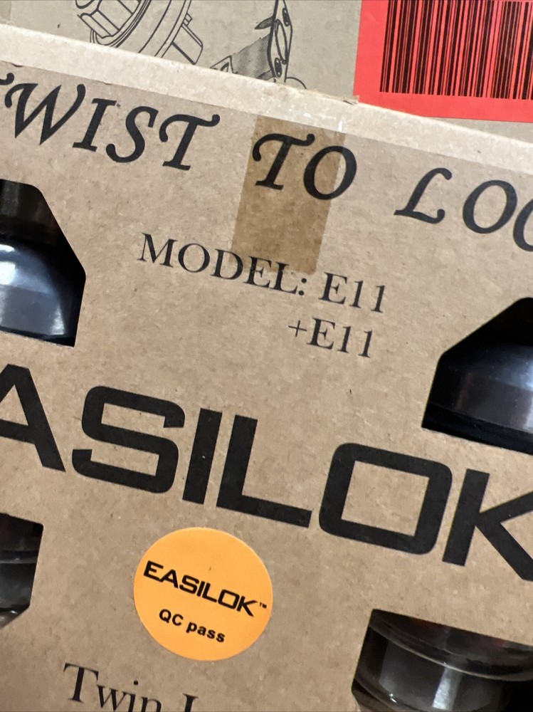EASILOK E11 Twist To Lock Deadbolt Easy Fast Secure Keyless Locking Stainless