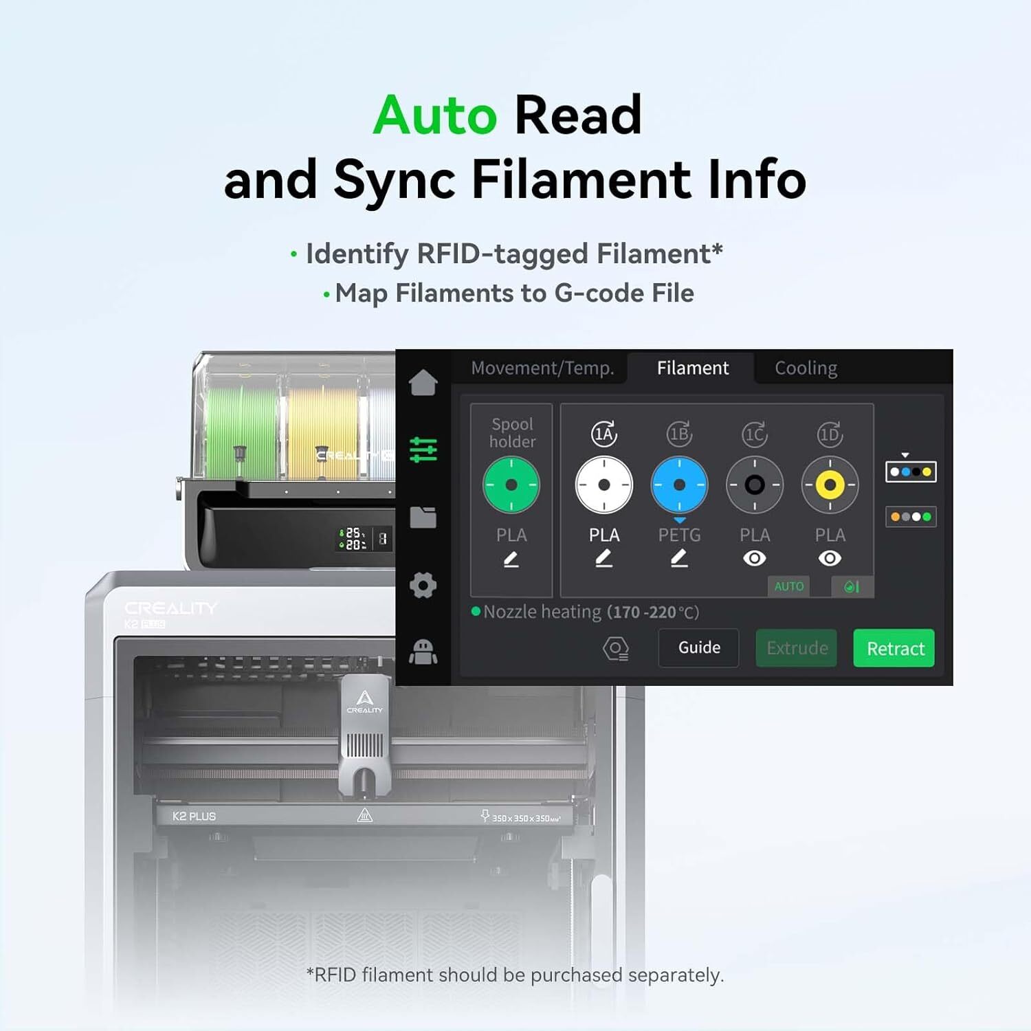 USED Creality CFS Multi Color 3D Printer Automatically Filament System