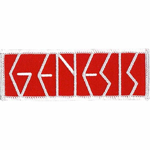 GENESIS - BAND LOGO - EMBROIDERED PATCH - BRAND NEW - MUSIC 5238