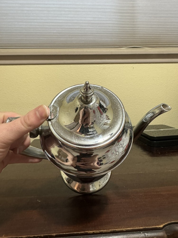 Vintage LB Chrome Plated Coffee Tea Pot Server