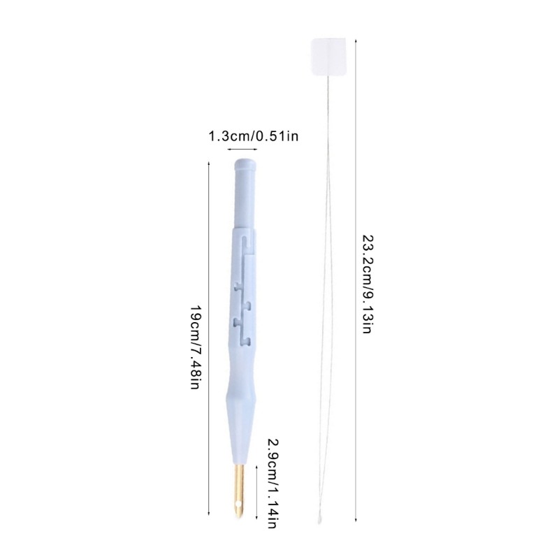 Punch Needle Tufting Stitching Tool Adjustable Embroidery Needle for Sewing