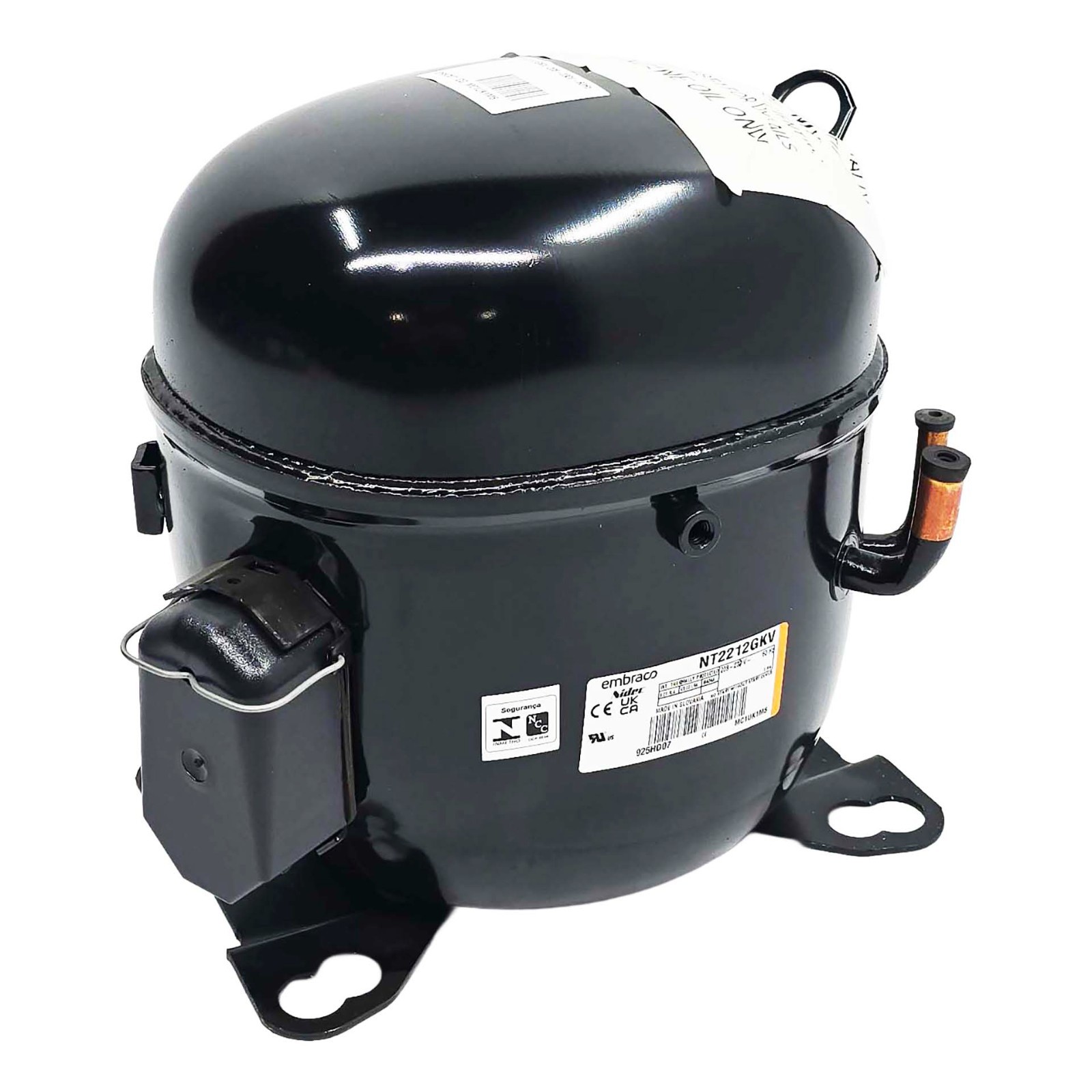 Embraco NT2212GKV Low Temp Compressor RFT42C1E-PFV-382 1-1/2 HP