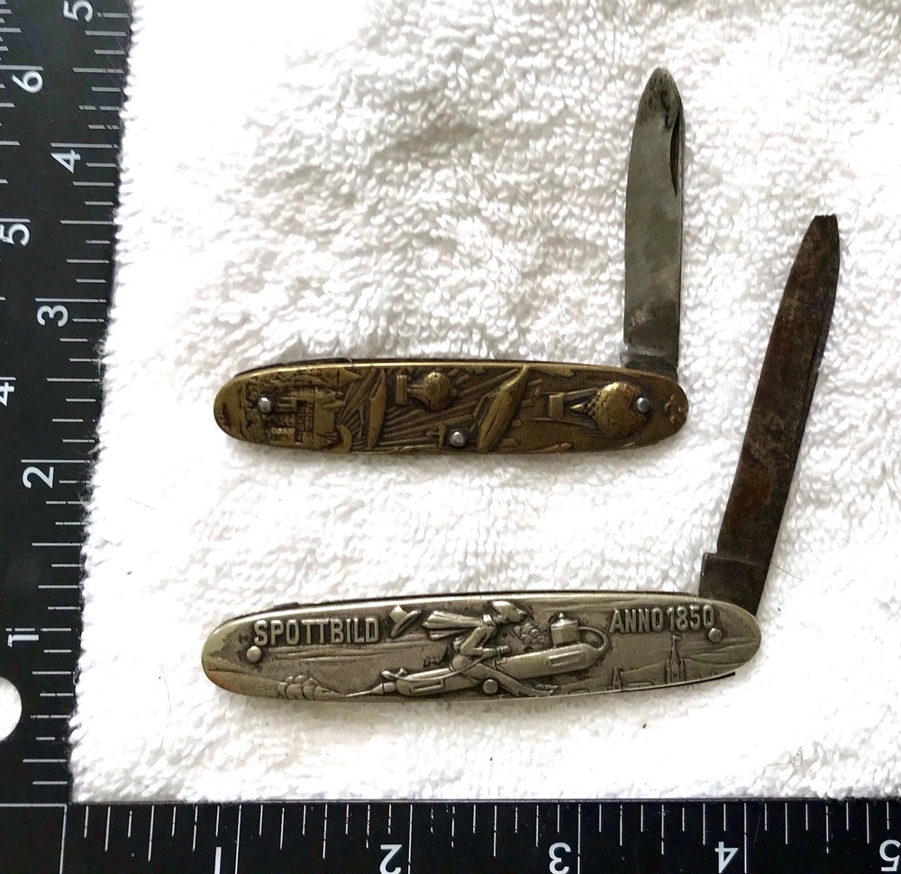 Two Zeppelin Pen Knives - 1920’s