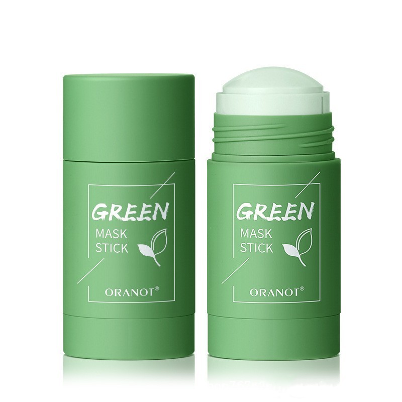 Green Tea Solid Mud Mask – Moisturizing Deep Pore Cleansing Face Mask Stick