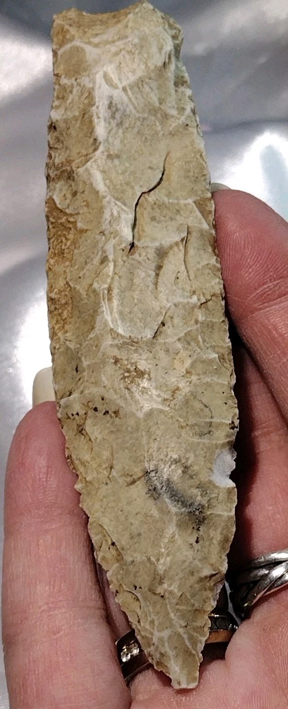 Adena Indian Arrowhead Relic Arrowhead & Blade Flint Bourbon Co. Fort Scott KS