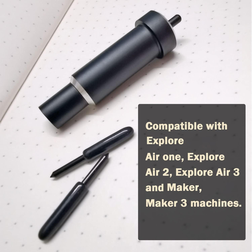 Deep Cut Blade and Housing Compatible with Cricut Maker, Replacement Deep Point