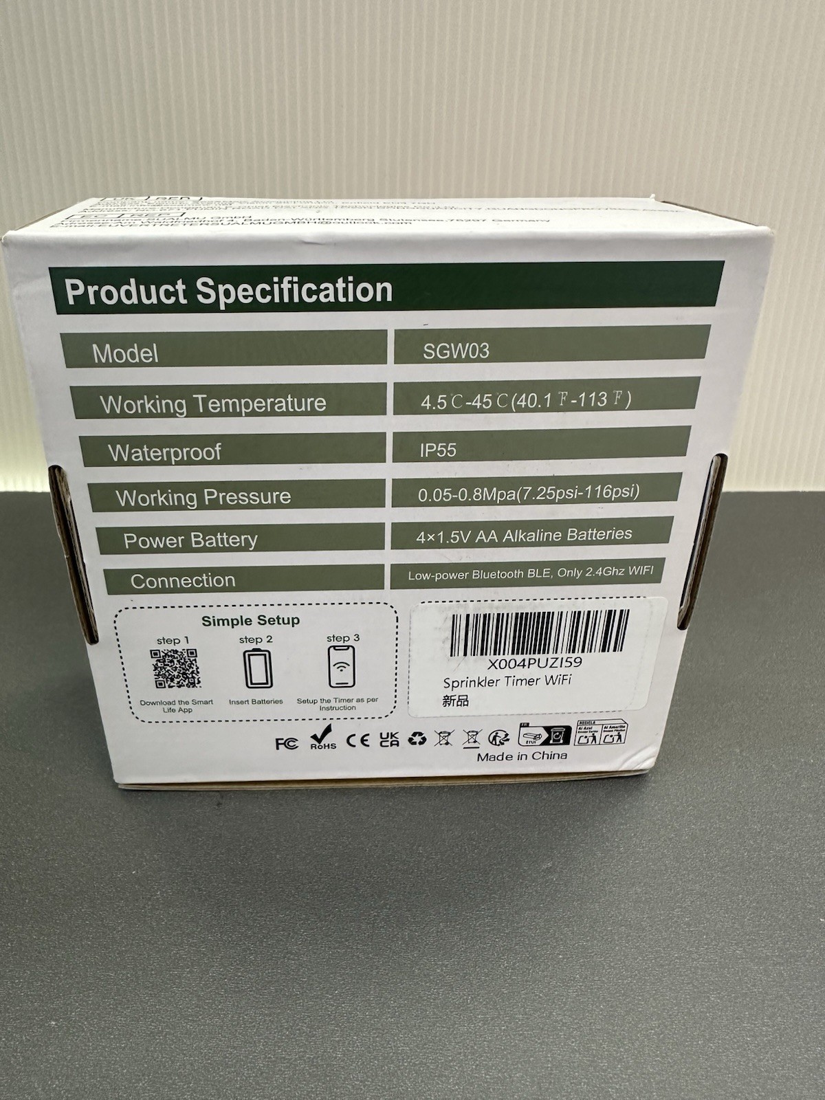 SMART WATER TIMER for GARDEN HOSE WiFi ENABLED ALEXA GOOGLE AUTOMATIC SPRINKLER