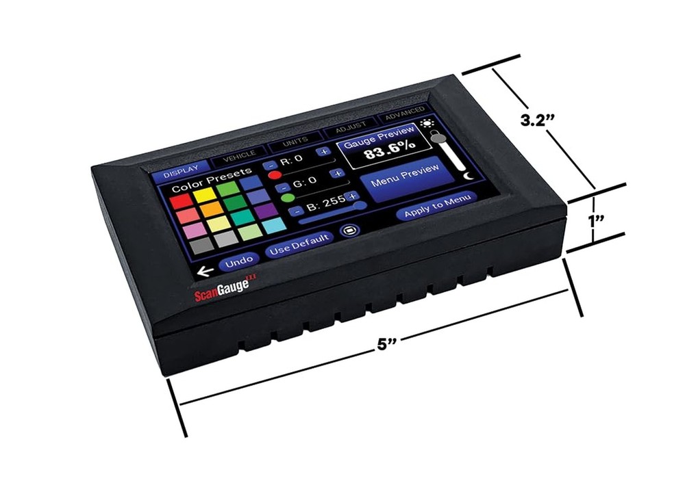 ScanGauge 3 All New Touch Screen OBD2 Code Reader, Digital Gauges & Trip Comp...