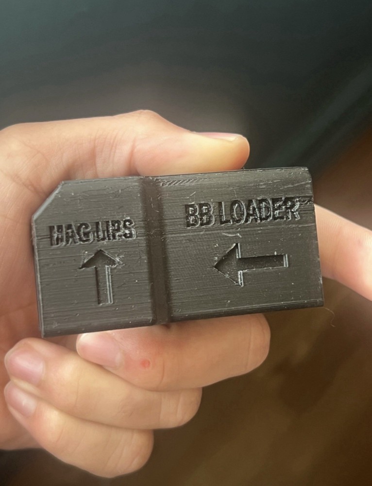 3D Printed Airsoft We Tech speedloader Adapter