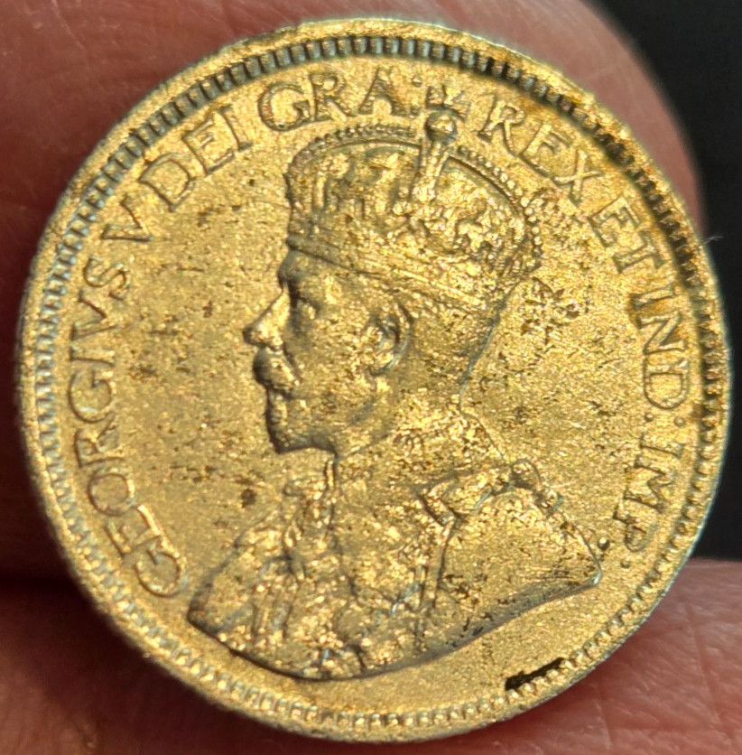 1917 Canada Sterling Silver 10 Cents.