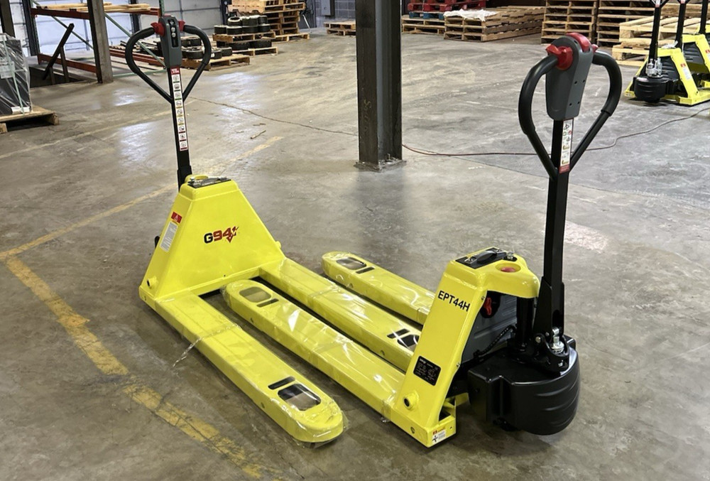 2 PACK PALLET JACK-4400 LB.-48 VOLT-LOCAL PICKUP