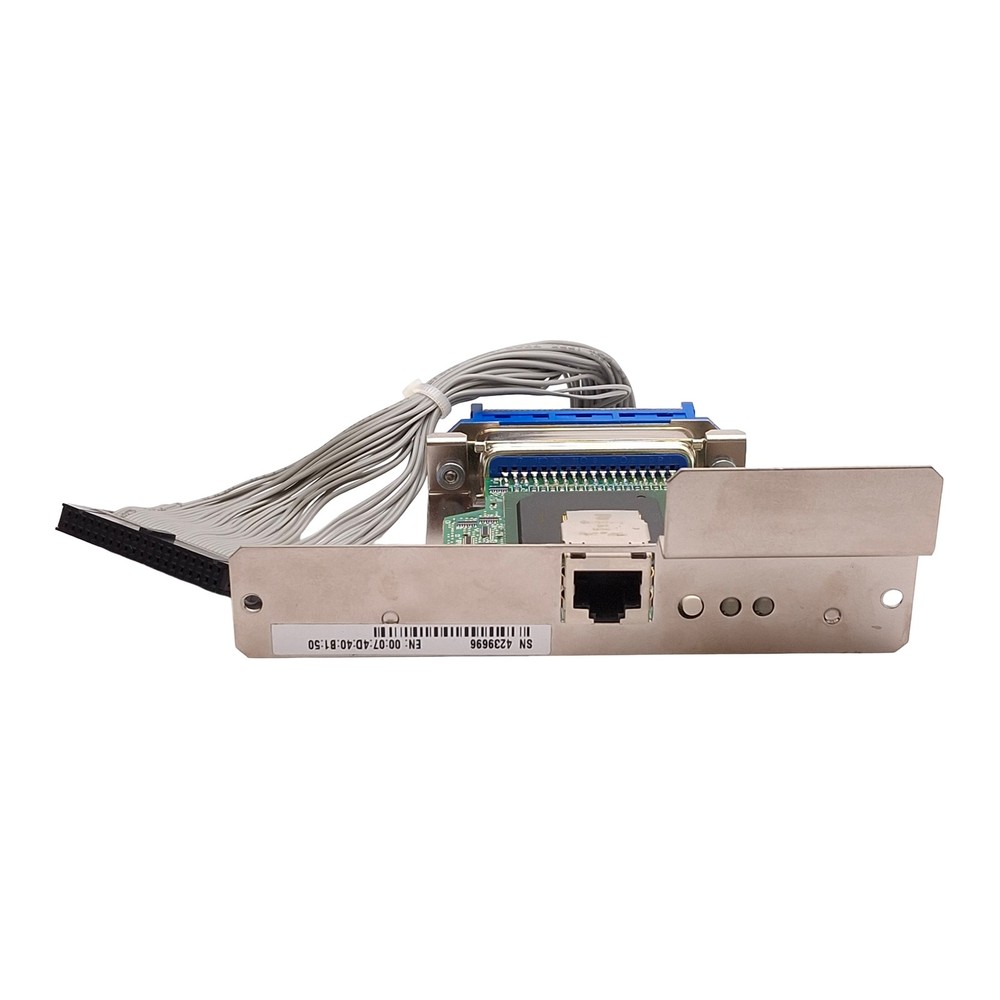Zebra 47560-100 Rev B Ethernet Network Interface Card For 105SL Printer, RJ-45
