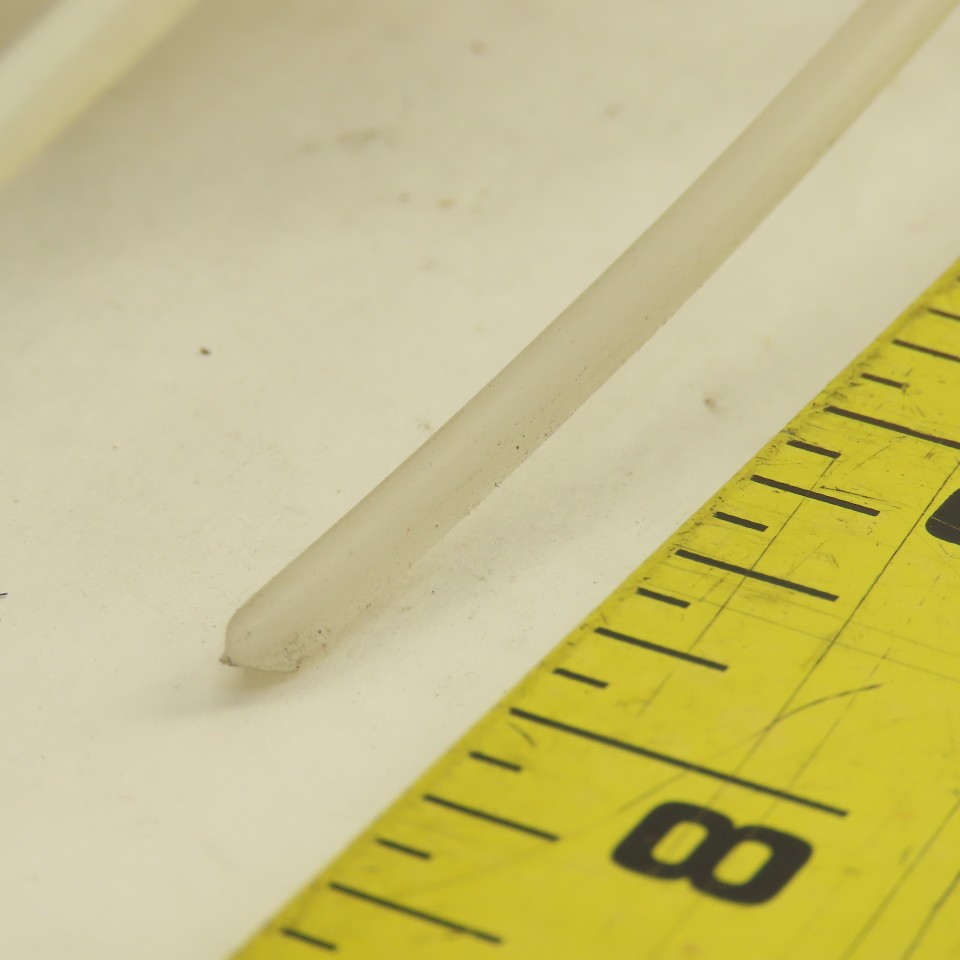 1/8" Natural White Plastic Welding Rods 9lb Lot