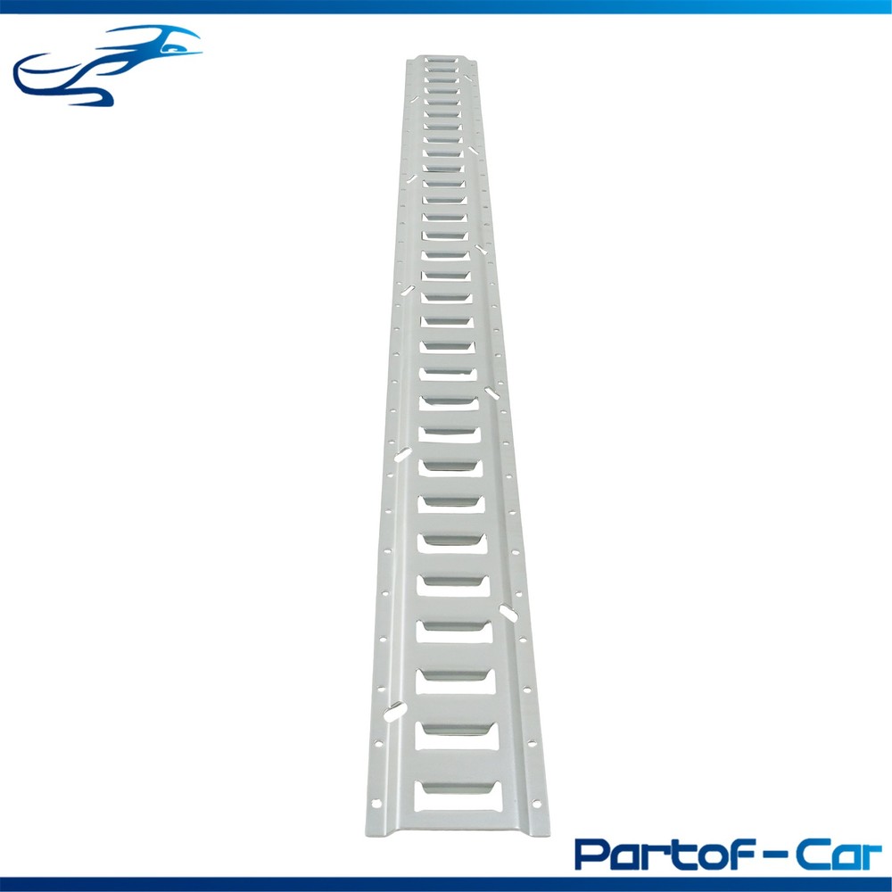 32 Piece E Track Bundle: 5' Silver Galvanized Rails, End Caps, Straps, O Rings