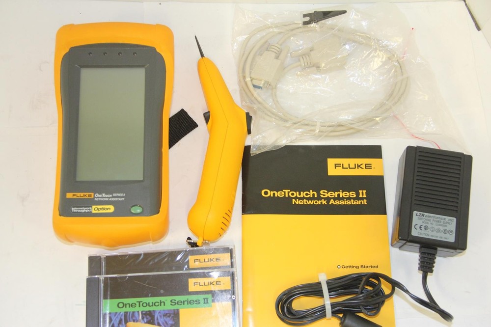 FLUKE ONE TOUCH SERIES II Network Assistant IT Option + Model 140 Tone Probe