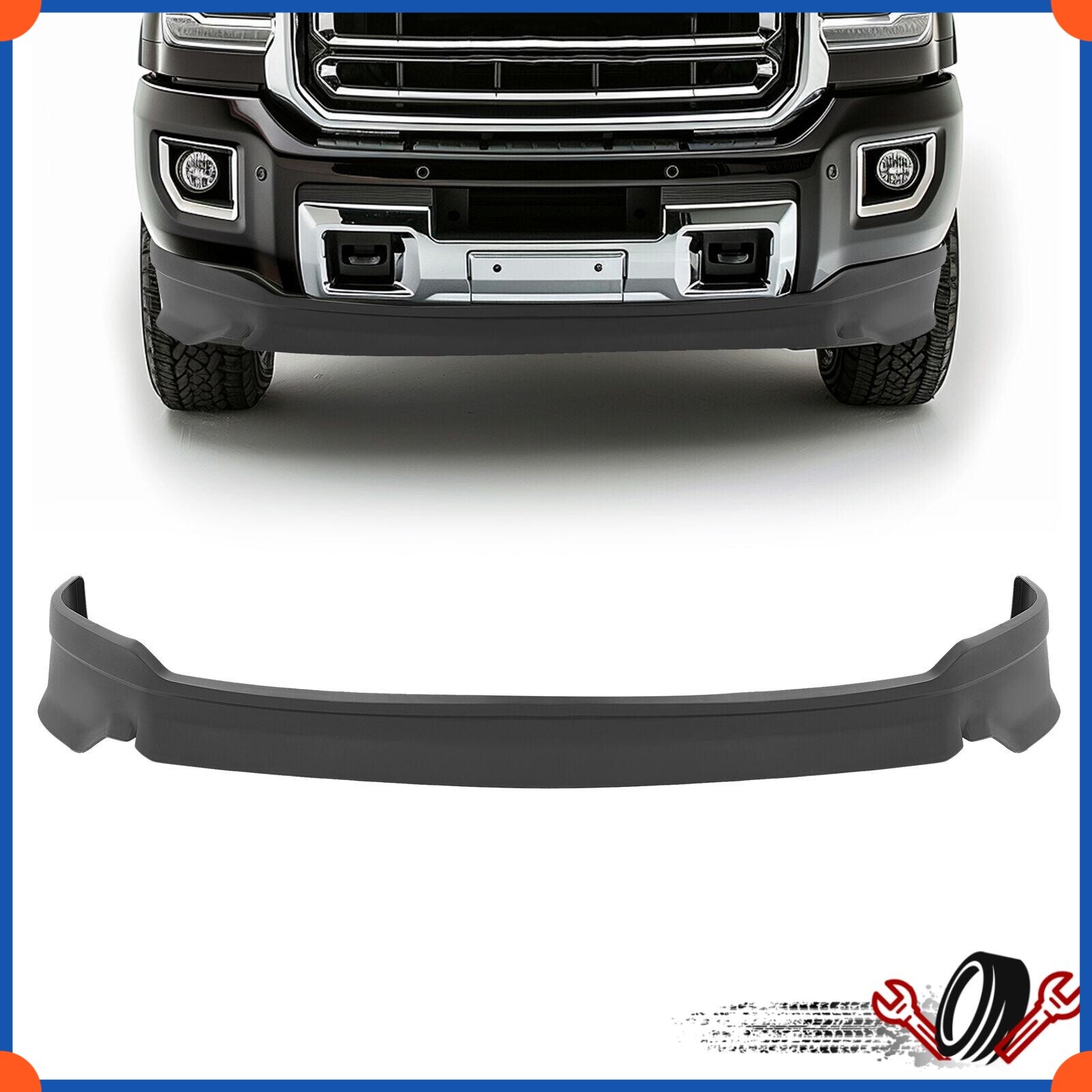 Front Lower Bumper Valance Air Deflector For GMC Sierra 2500HD 3500HD 15-19 18