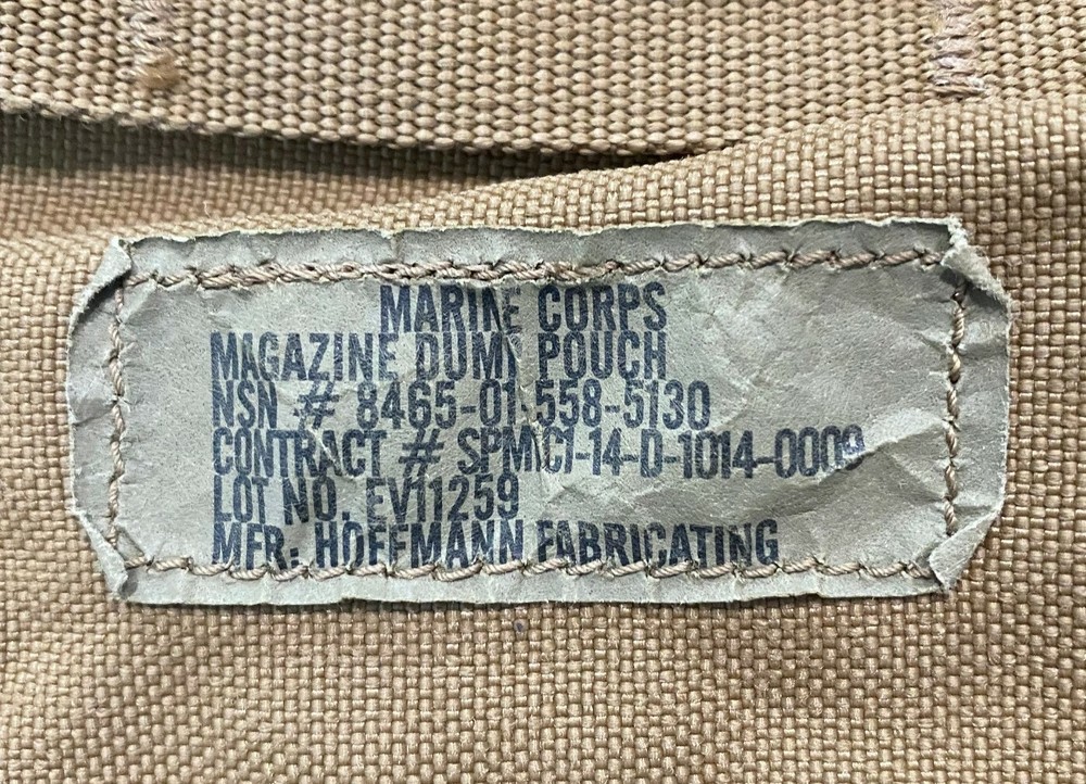 USMC Roll UP Dump Pouch Coyote