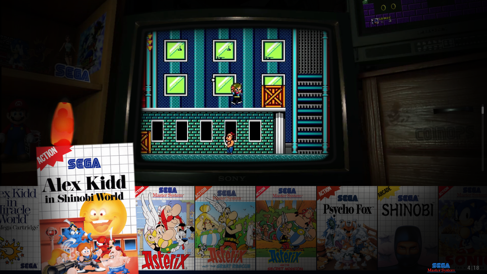 Retro-games system