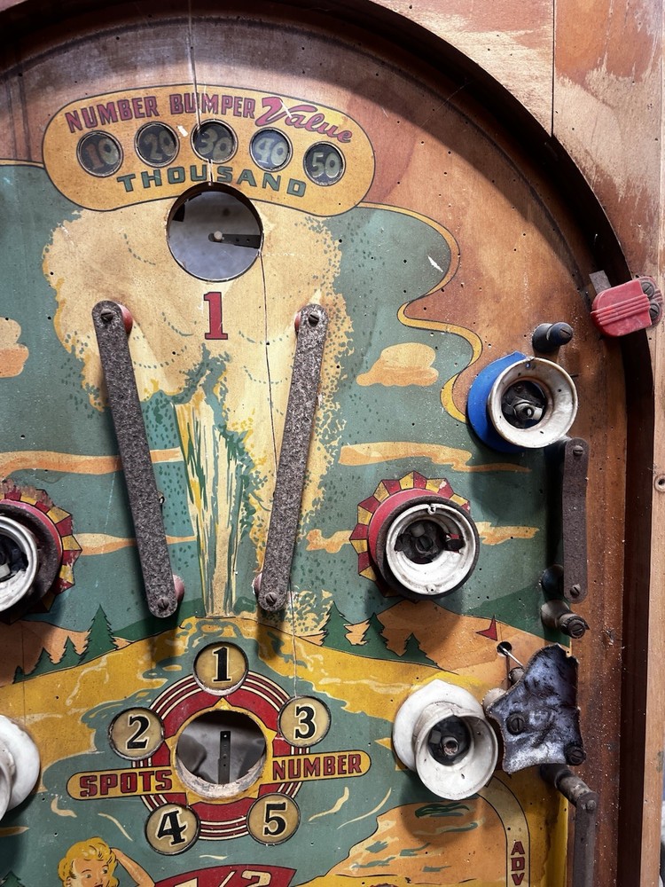 vintage pinball machine Board Table