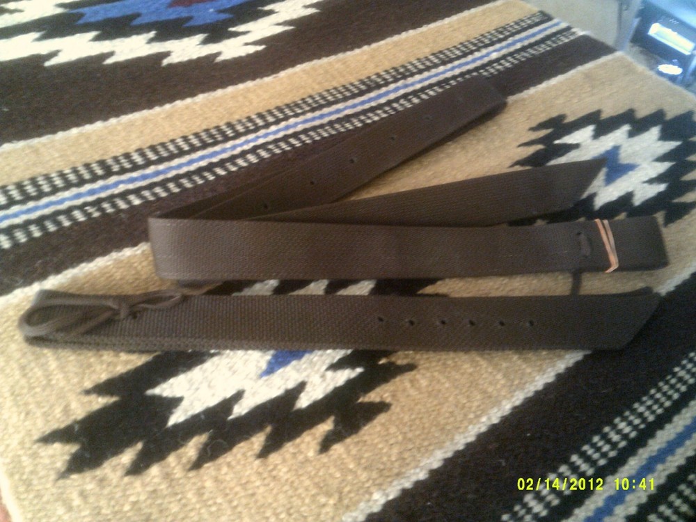 Tie Strap & Off Billet Double Thick Brown