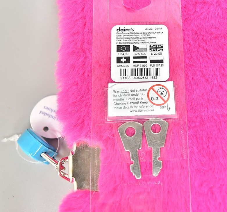 New Claire’s Fluffy Unicorn Diary