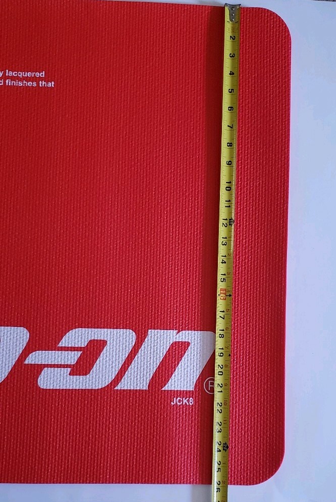 SNAP ON Tools fender cover large 26" X36" be comfortable working on cars BLACK!!