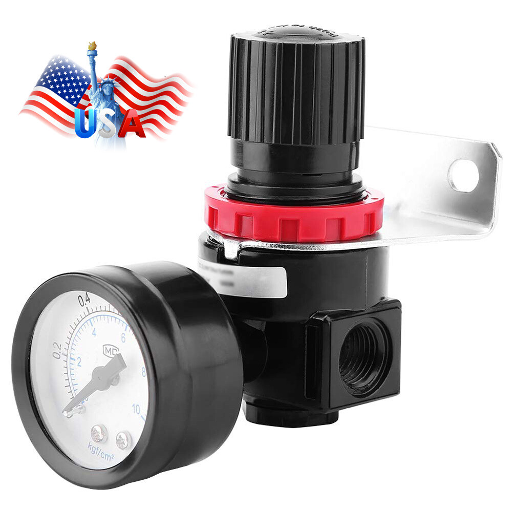 AIR IN LINE COMPRESSOR PRESSURE REGULATOR MINI SERIES, 1/4" NPT USA