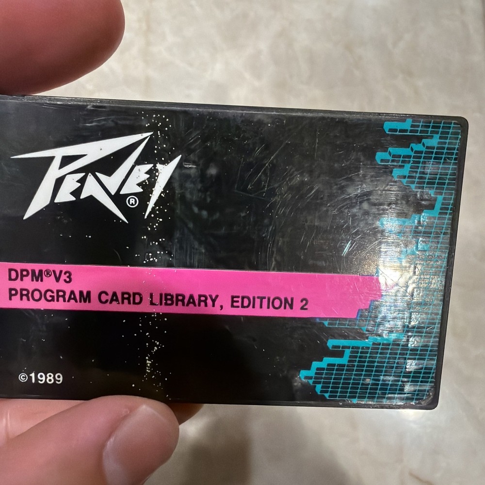 Peavey DPM Version 3 Program Card Library Version 2