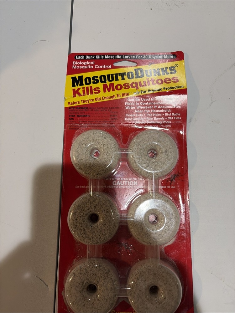 Summit Mosquito Dunks Floating Pod Kill Biologically Safe Method 6 pack