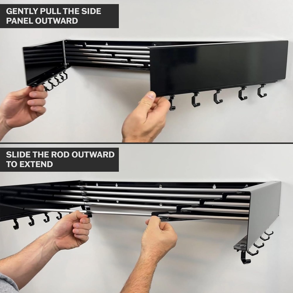 Retractable Clothes Drying Rack – Easily Install & Foldable for Small Spaces