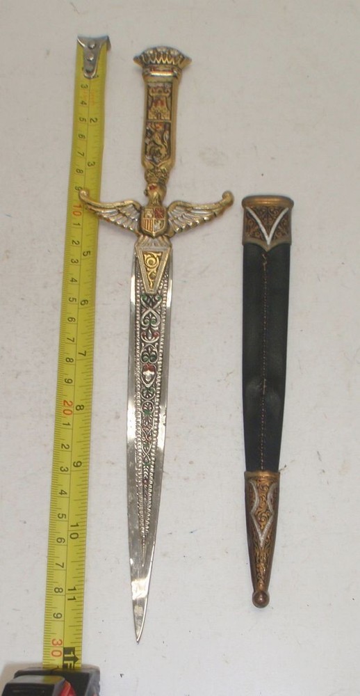 RC Spain Decorative Knife Dagger w Sheath