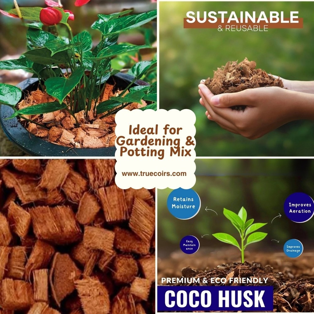 10LB CocoCoir Chunk - 100% Organic Compressed Blocks