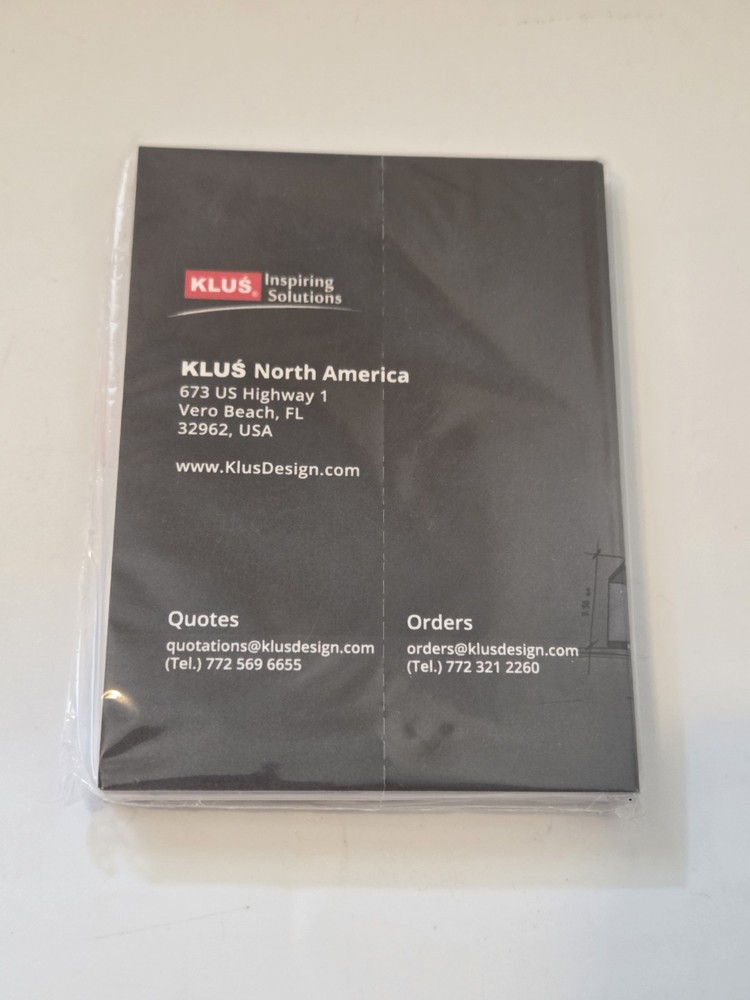 (3) Klus Inspiring Solutions Creative LED Get Inspired Notepad Sticky Notes New