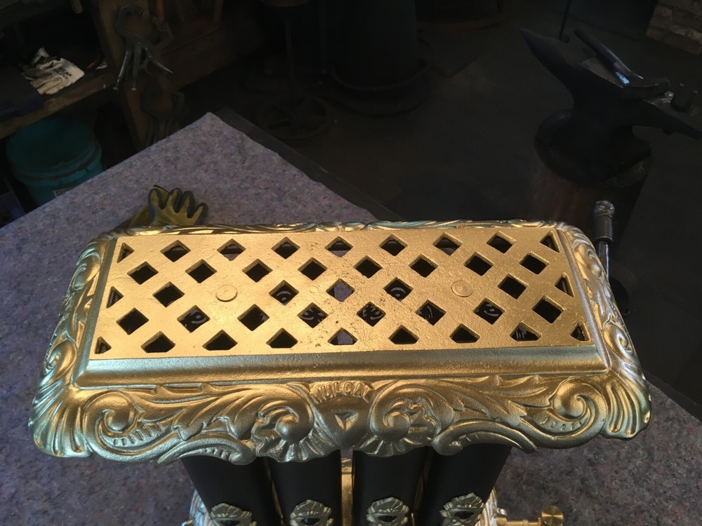 antique gas space heater