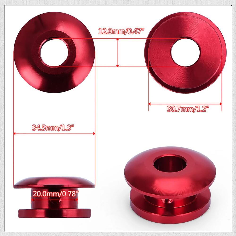 2 Pack Shift Knob Limiter Universal Car Shift Knob Boot Retainer Stopper Shif...