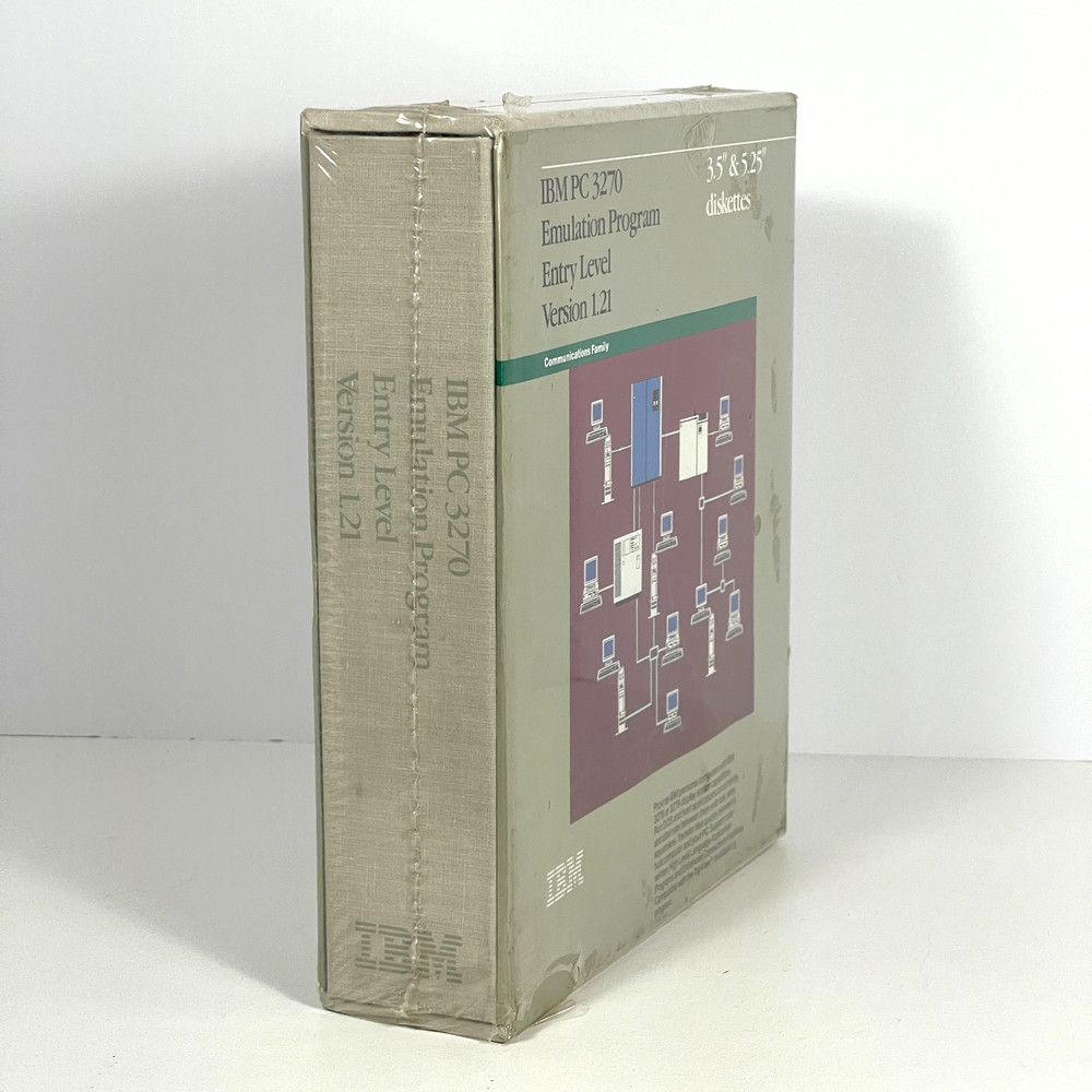 1987 IBM 3270 PC Emulation Program Version 1.21 - 3.5" & 5.25" diskettes -SEALED