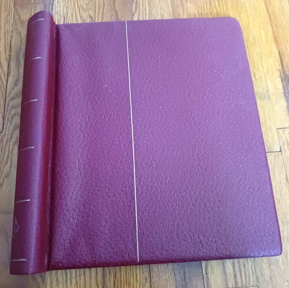 Lighthouse Springback Binder Red No Pages Excellent Condition