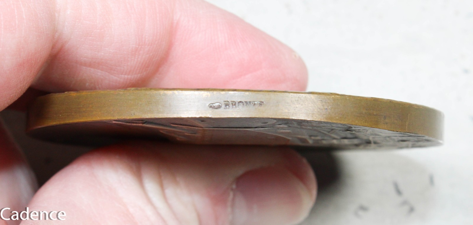 WW1 French France Tank Assault! Table Medal Bronze Pierre Morlon 1918 A320