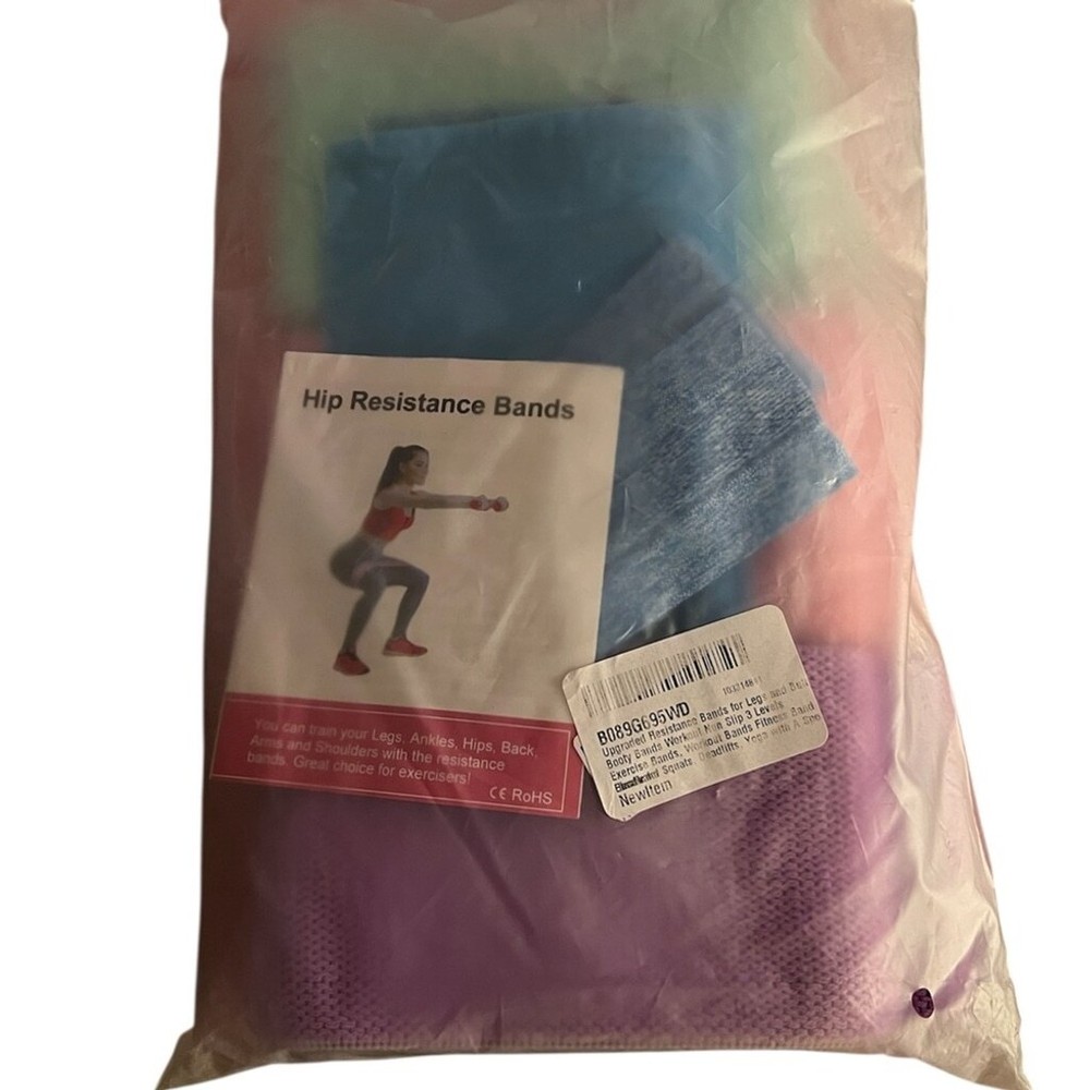 3 Hip Resistance Bands Set - Multicolor