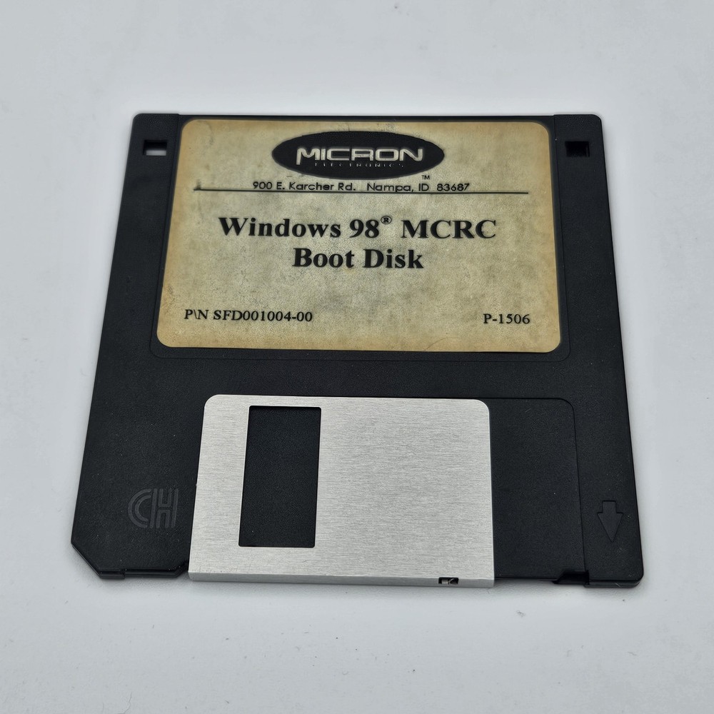 Microsoft Windows 98 Upgrade Kit CD Floppy Boot Disk Key Vintage Software