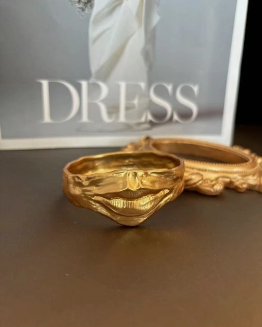 Schiaparelli Five-feature series stacked bracelets Bangle new 3pcs