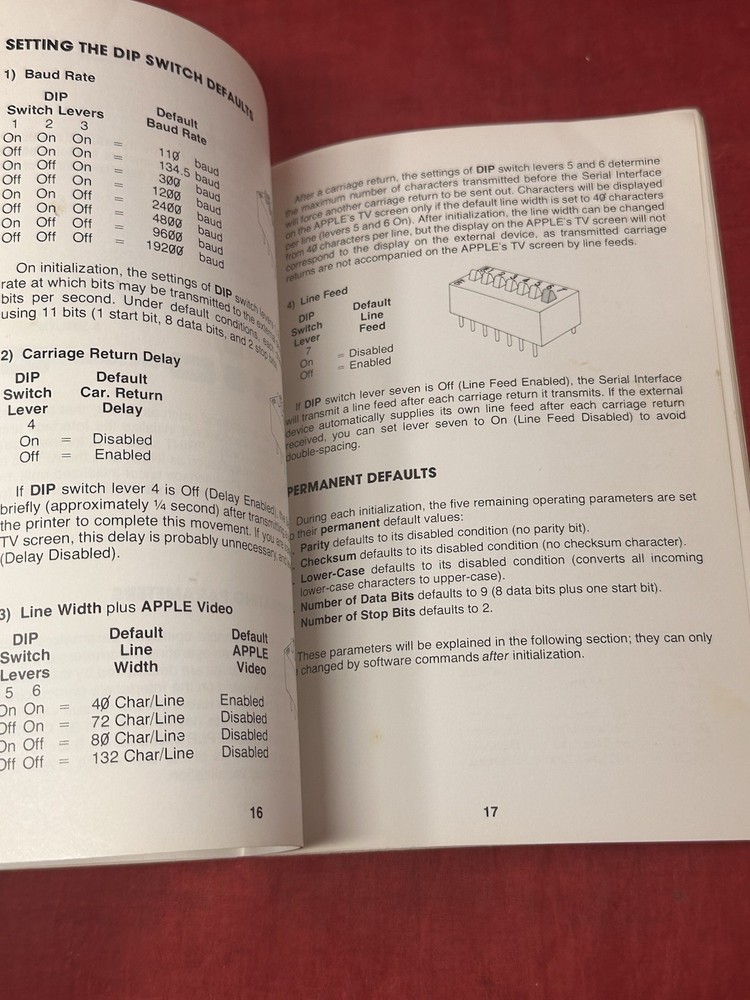 1979 Apple II Serial Interface Card Installation & Operating Manual