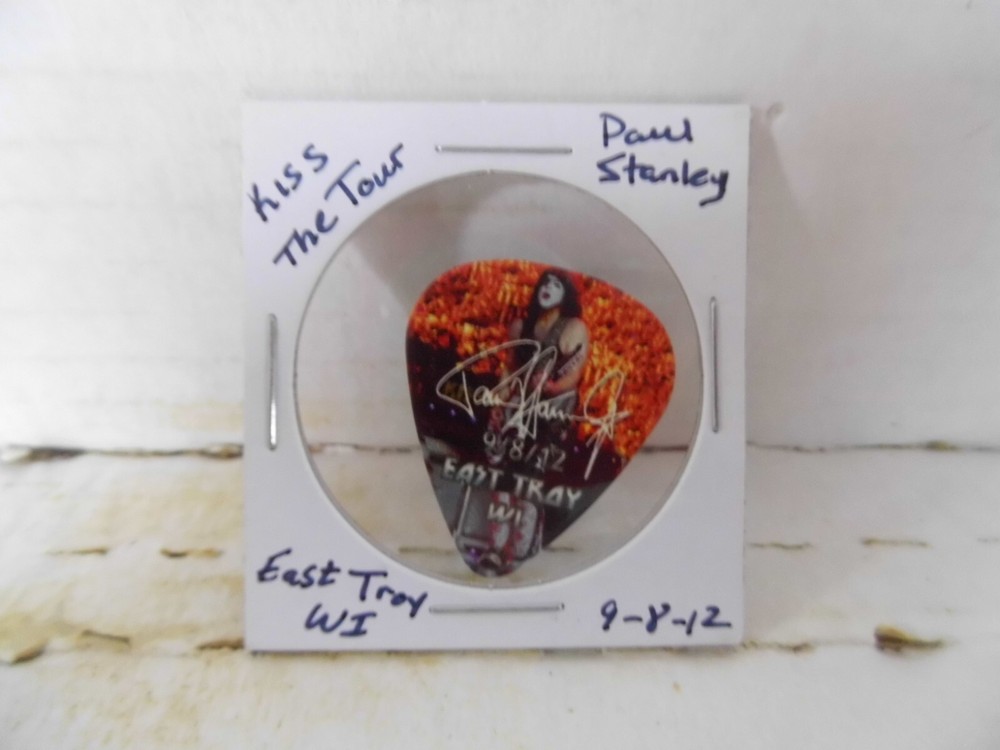 KISS "PAUL STANLEY" 2012 GUITAR PICK~READ DESCRIPTION #15~5
