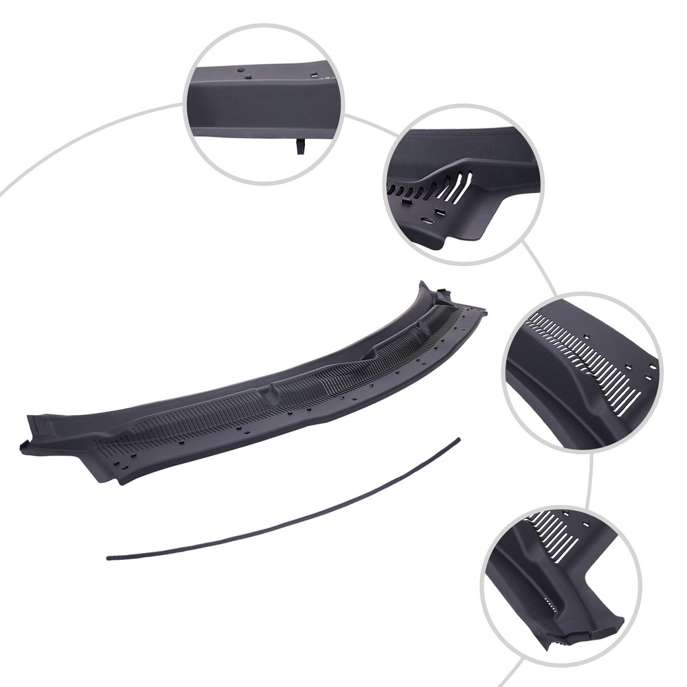Top Windshield Cowl Grille Front Panel+Sealing Strip for 2011-2019 Ford Explorer