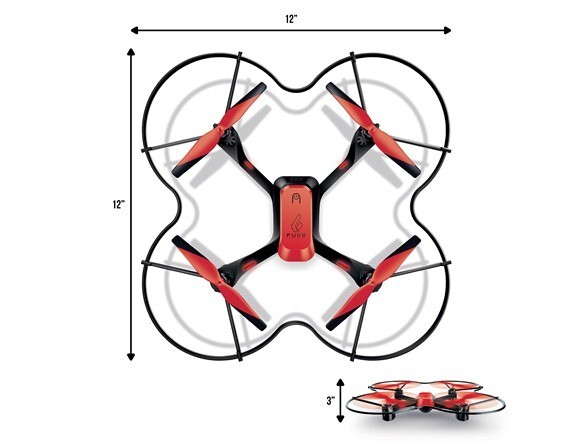 Fuse X22 Titanium Drone Live View Streaming with Auto Launch, Hover and Land