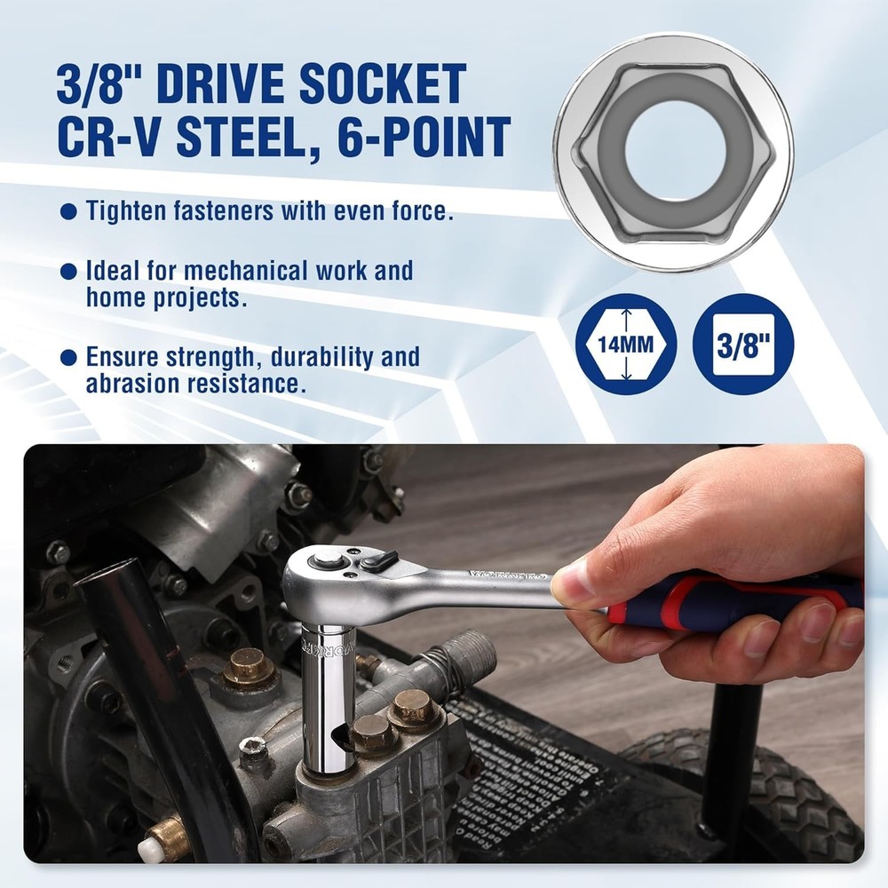 Lightweight Detachable 14mm Socket with Bottle Opener - Convenient & Durable