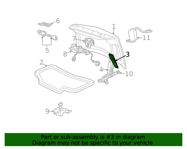 Genuine GM Hinge 10412612