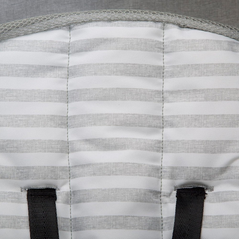 GAP Babygap Compact Fold Stroller Lightweight with Recliner, Grey Stripes